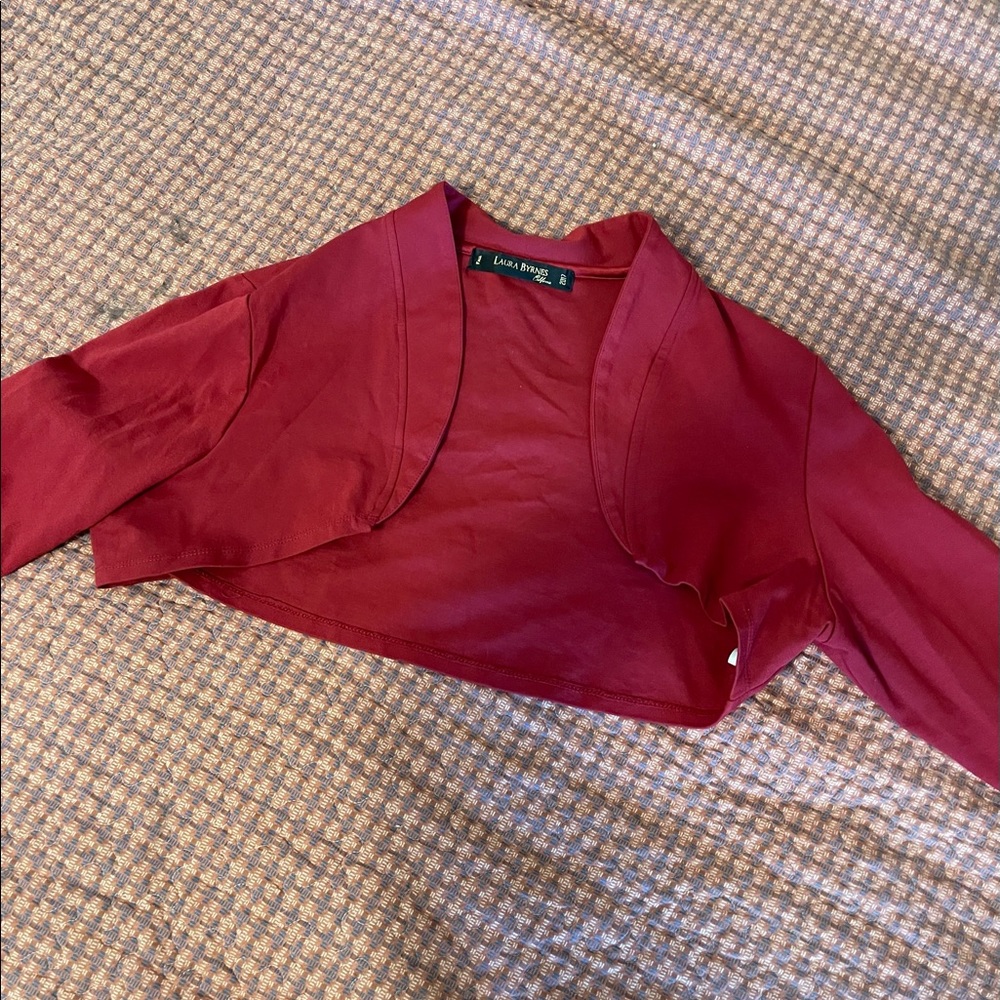 Pinup Girl Clothing - red Bolero